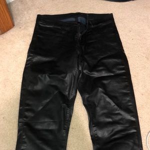 Leather Black Pants